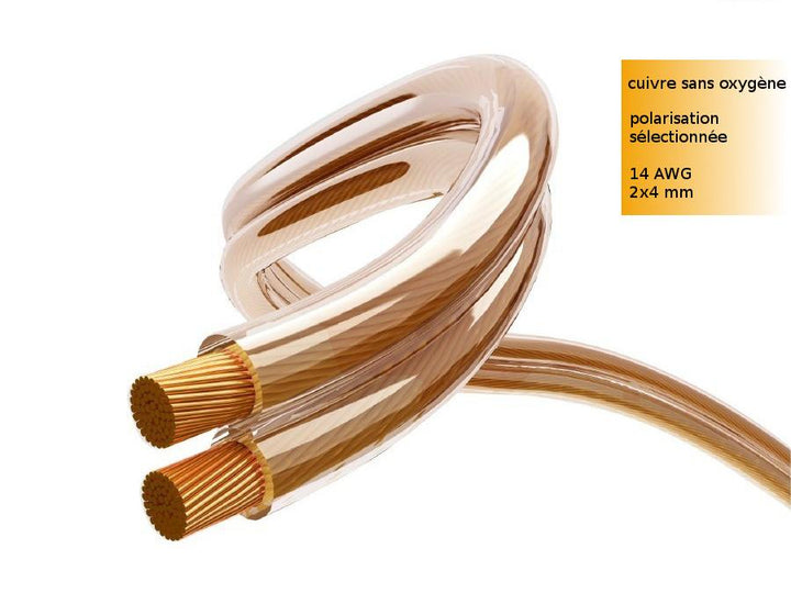 Reproduktorový kábel Maclean TV Systems MCTV-621 14AWG OFC 224(7*32/0.12) OD4.0*8.0MM