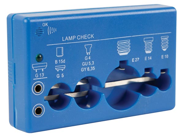 Tester žiaroviek G13, B15d/G5, G4/GU5.3/GY6.35, E27, E14, E10 VTTEST8 Velleman