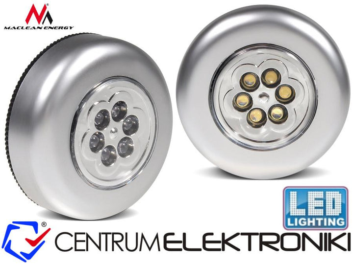 6 LED multifunkčné bezdrôtové svietidlo "KLIK" Maclean MCE27