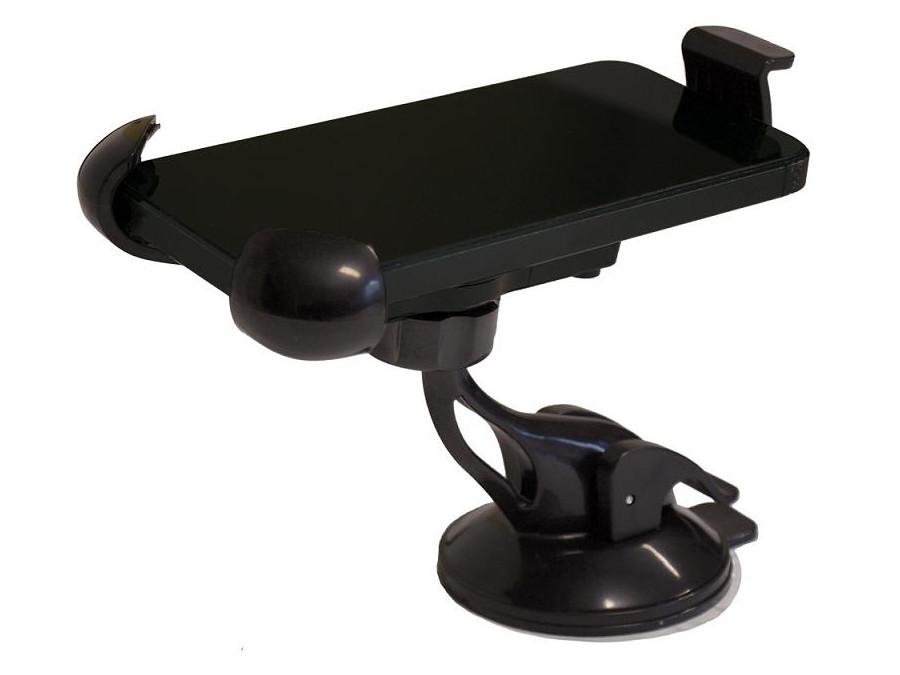 pre telefón, MP3, MP4, GPS, PDA - rukoväť má voľné nastavenie vo všetkých smeroch a maximálnu vzdialenosť 13,5 cm