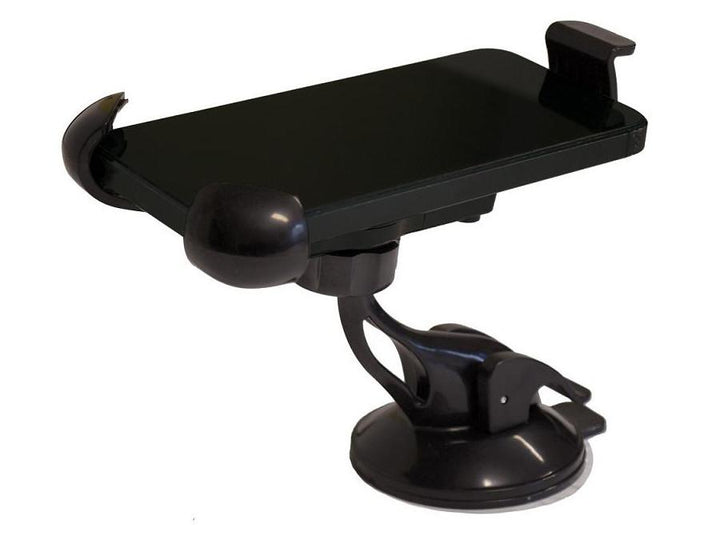 pre telefón, MP3, MP4, GPS, PDA - rukoväť má voľné nastavenie vo všetkých smeroch a maximálnu vzdialenosť 13,5 cm