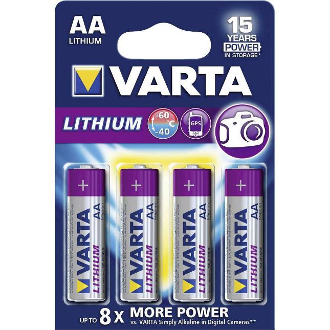 R-06 Lítiová batéria VARTA L91/AA (typ 6106)