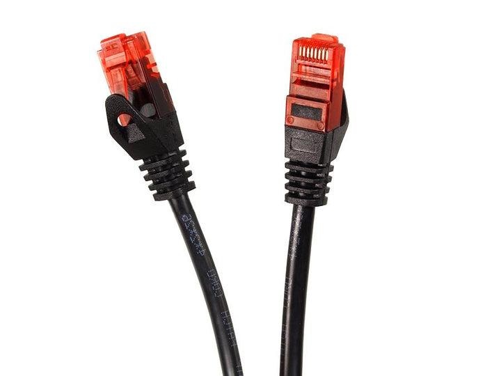 Síťový kabel UTP LAN CAT6 zakončený konektory RJ45, černý - 5m