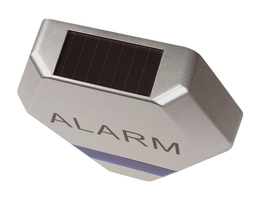 Solárne alarm strieborná sirénka DC3200 S 3x LED