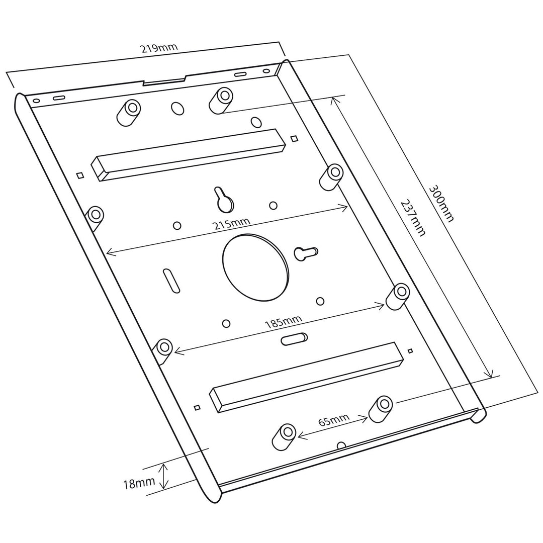 Podlahový stojan na tablet MC-678 iPad 2/3/4/Air/Air2 Anti-Theft