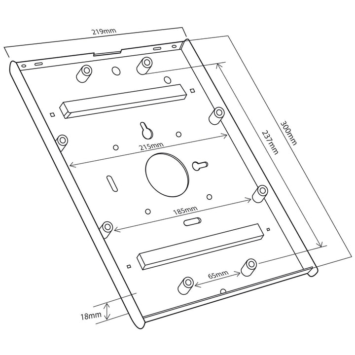 Podlahový stojan na tablet MC-678 iPad 2/3/4/Air/Air2 Anti-Theft