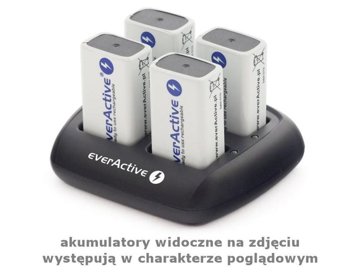 EverActive nabíjačka NC-109 pre batérie 9V 4x 100mA max
