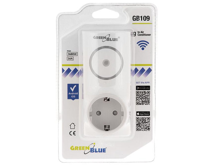 GreenBlue GB109 WiFi Outlet pre Android iOS Diaľkové ovládanie klimatizácie