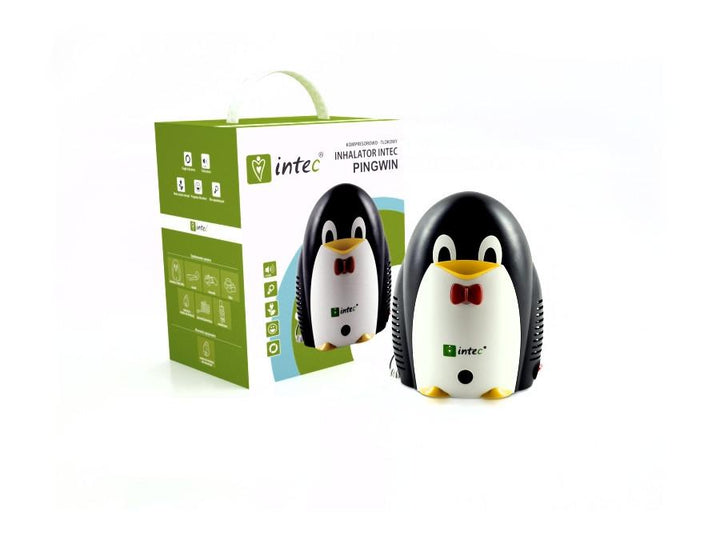 INTEC Penguin Inhaler pre dospelých, deti a novorodencov, astma, alergie, CHOCHP