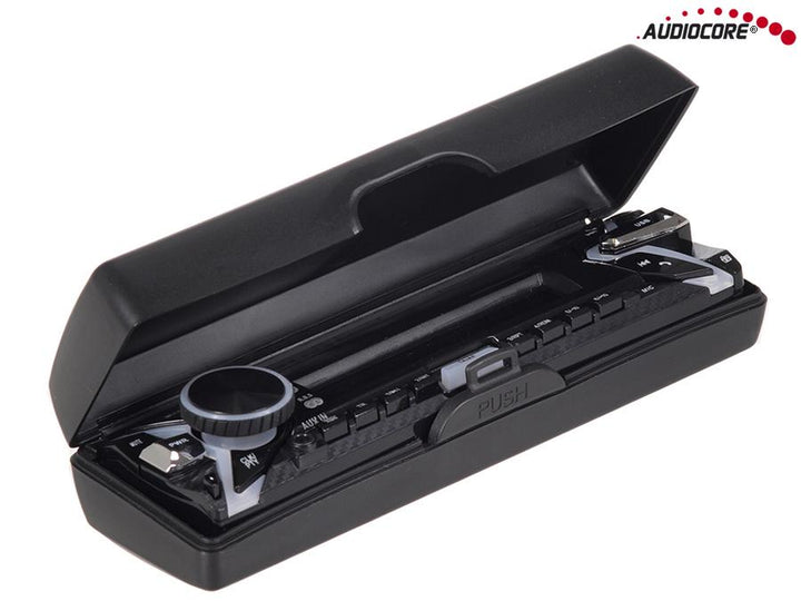 Autorádio Audiocore AC9710  Stereo MP3 / WMA / USB / RDS / SD Odejmovaný panel ISO Multicolor Bluetooth