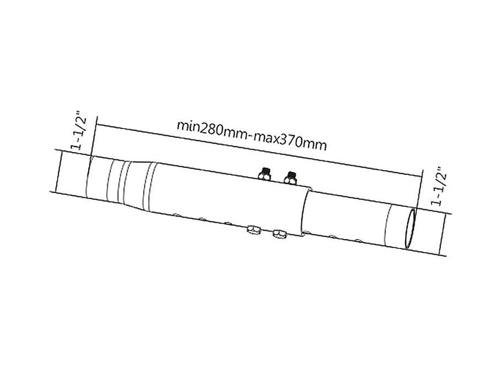 TELESCOPICKÁ ARM PRE INŠTALÁCIU STOJENIA