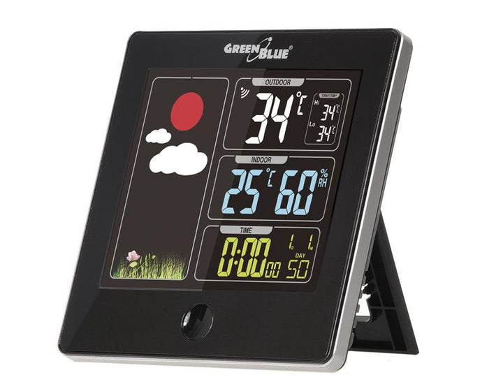 Bezdrôtová meteorologická stanica s DCF GreenBlue GB521B / GB521W