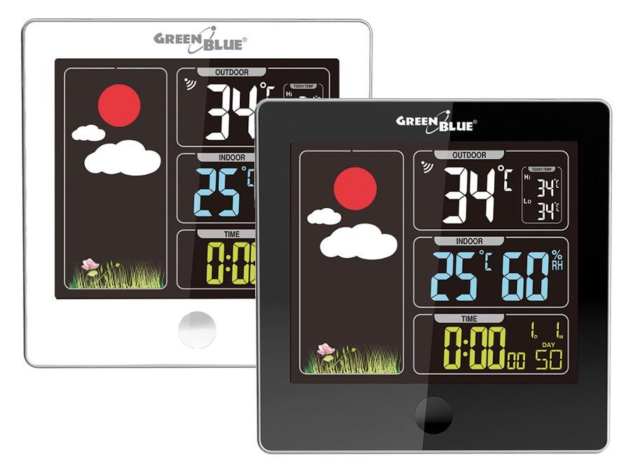 Bezdrôtová meteorologická stanica s DCF GreenBlue GB521B / GB521W