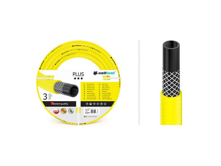 Záhradná hadica Cellfast Plus 1/2 "50m trojvrstvová hadica
