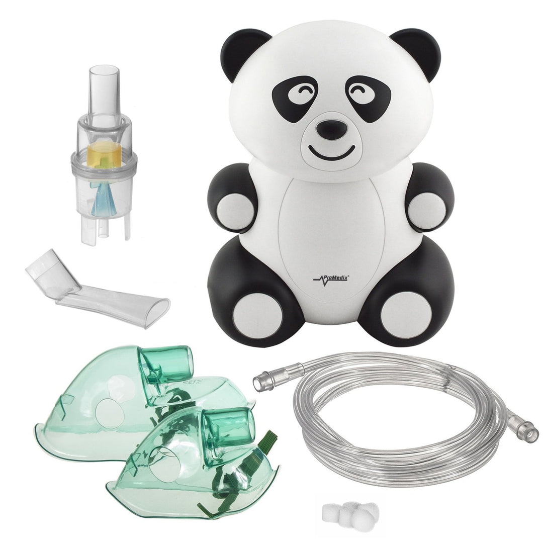 Detský inhalátor Promedix PR-812 panda, sada masky, filtre