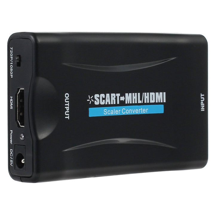 Prevodník SCART na HDMI je univerzálny prevodník z analógového vstupu SCART na digitálny výstup HDMI (až do rozlíšenia 1080p pri 60 Hz).