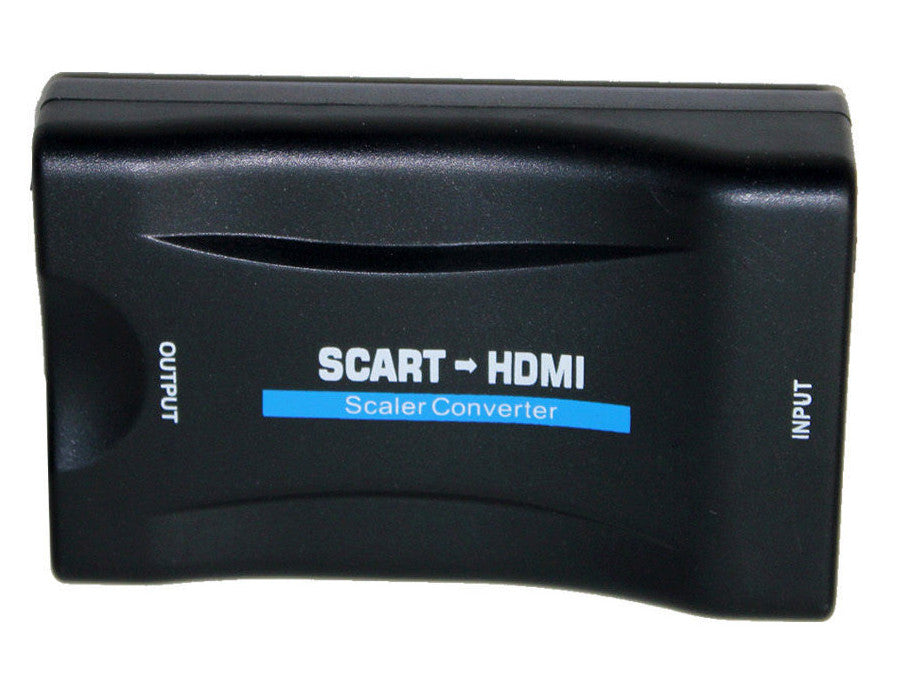 Prevodník SCART na HDMI je univerzálny prevodník z analógového vstupu SCART na digitálny výstup HDMI (až do rozlíšenia 1080p pri 60 Hz).