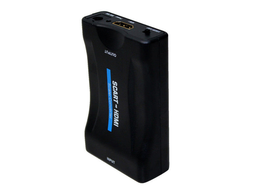 Prevodník SCART na HDMI je univerzálny prevodník z analógového vstupu SCART na digitálny výstup HDMI (až do rozlíšenia 1080p pri 60 Hz).