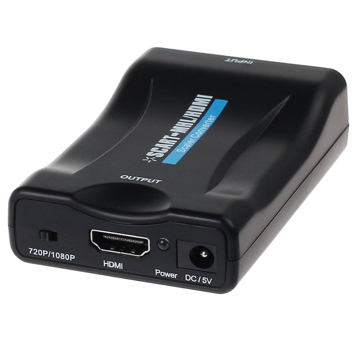 Prevodník SCART na HDMI je univerzálny prevodník z analógového vstupu SCART na digitálny výstup HDMI (až do rozlíšenia 1080p pri 60 Hz).