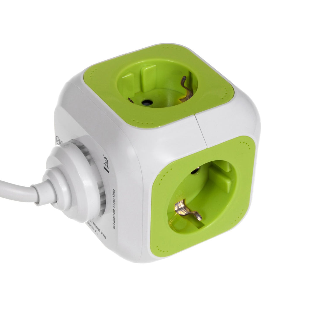 GreenBlue MagicCube 4x zásuvky 2x USB pripojenie 1,4 m (Nemecko)