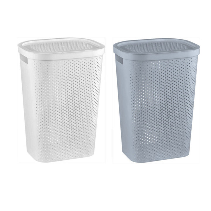 Kôš na bielizeň Curver Infinity 60 l biely
