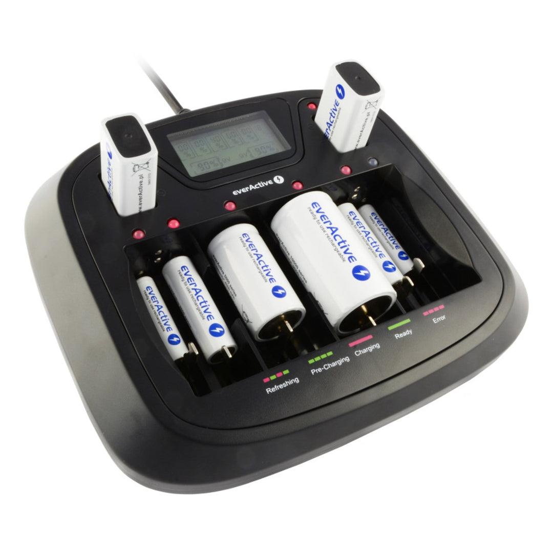 everActive NC-900U - Nabíjací prúd do 1000 mA - Riadiaci procesor novej generácie