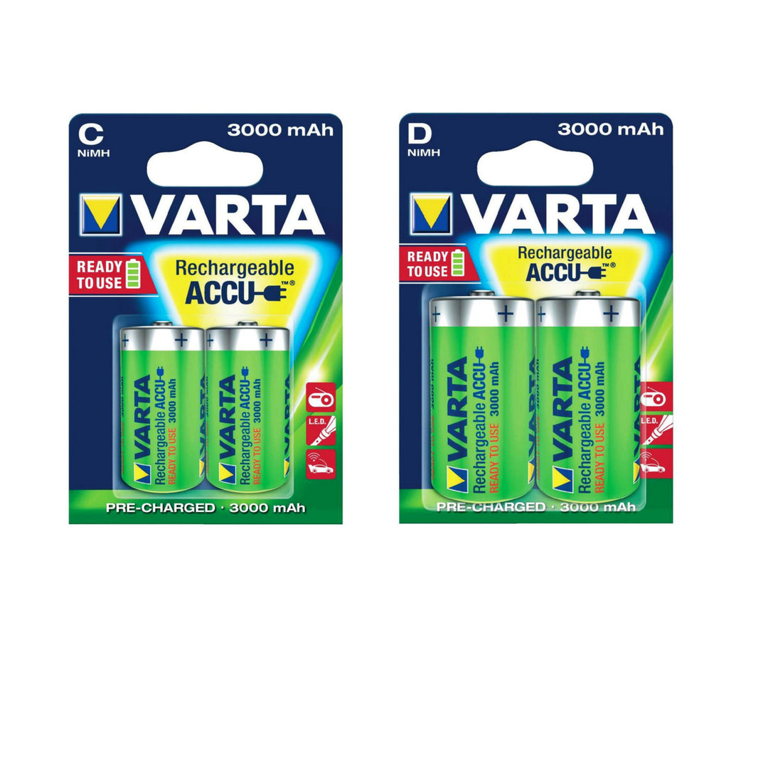 Varta Ready2use - Nominálna kapacita: 3000 mAh - Bez pamäťového efektu