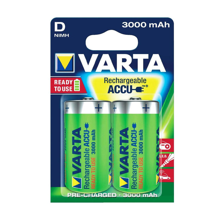 Varta Ready2use - Nominálna kapacita: 3000 mAh - Bez pamäťového efektu