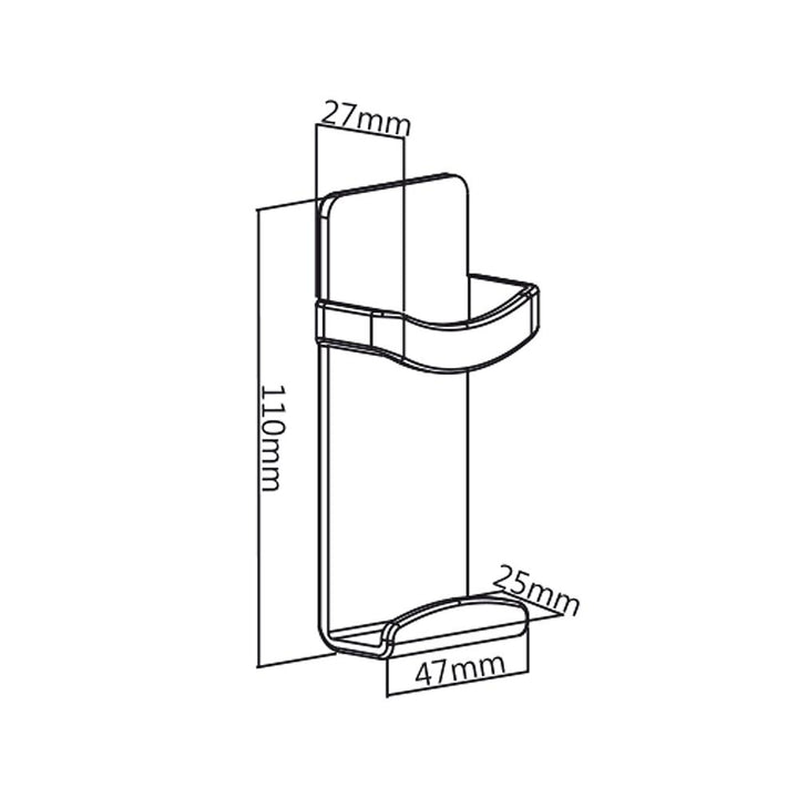 Magnetický držiak pre  diaľkový ovládač Maclean MC-755 čierny
