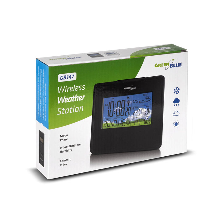 Bezdrátová meteorologická stanice s externím senzorem GreenBlue GB146W