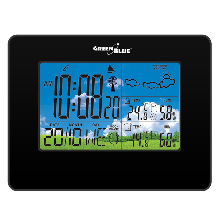 Bezdrátová meteorologická stanice s externím senzorem GreenBlue GB146W
