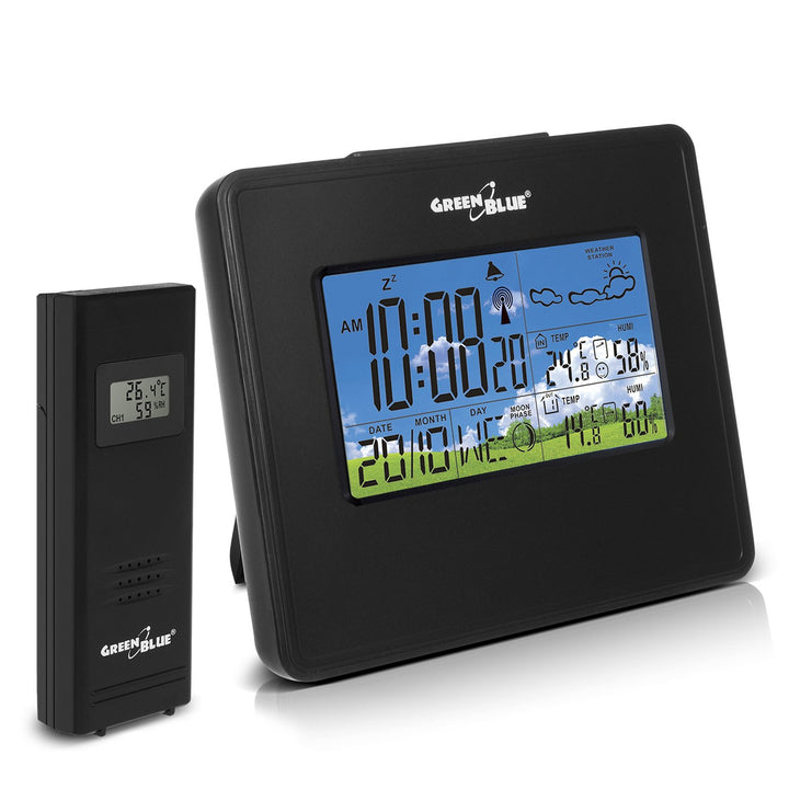 Bezdrátová meteorologická stanice s externím senzorem GreenBlue GB146W