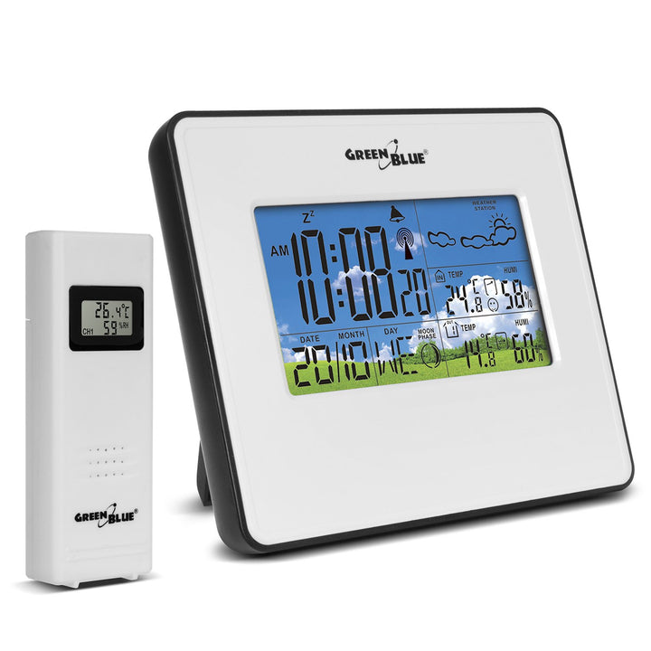 Bezdrátová meteorologická stanice s externím senzorem GreenBlue GB146W