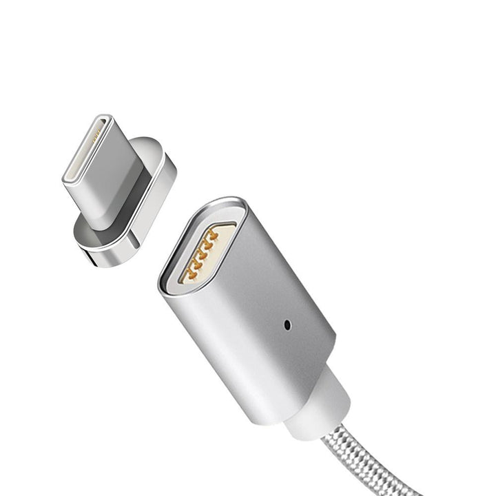 Maclean Energy USB Type-C kábel MCE178 magnetický strieborný