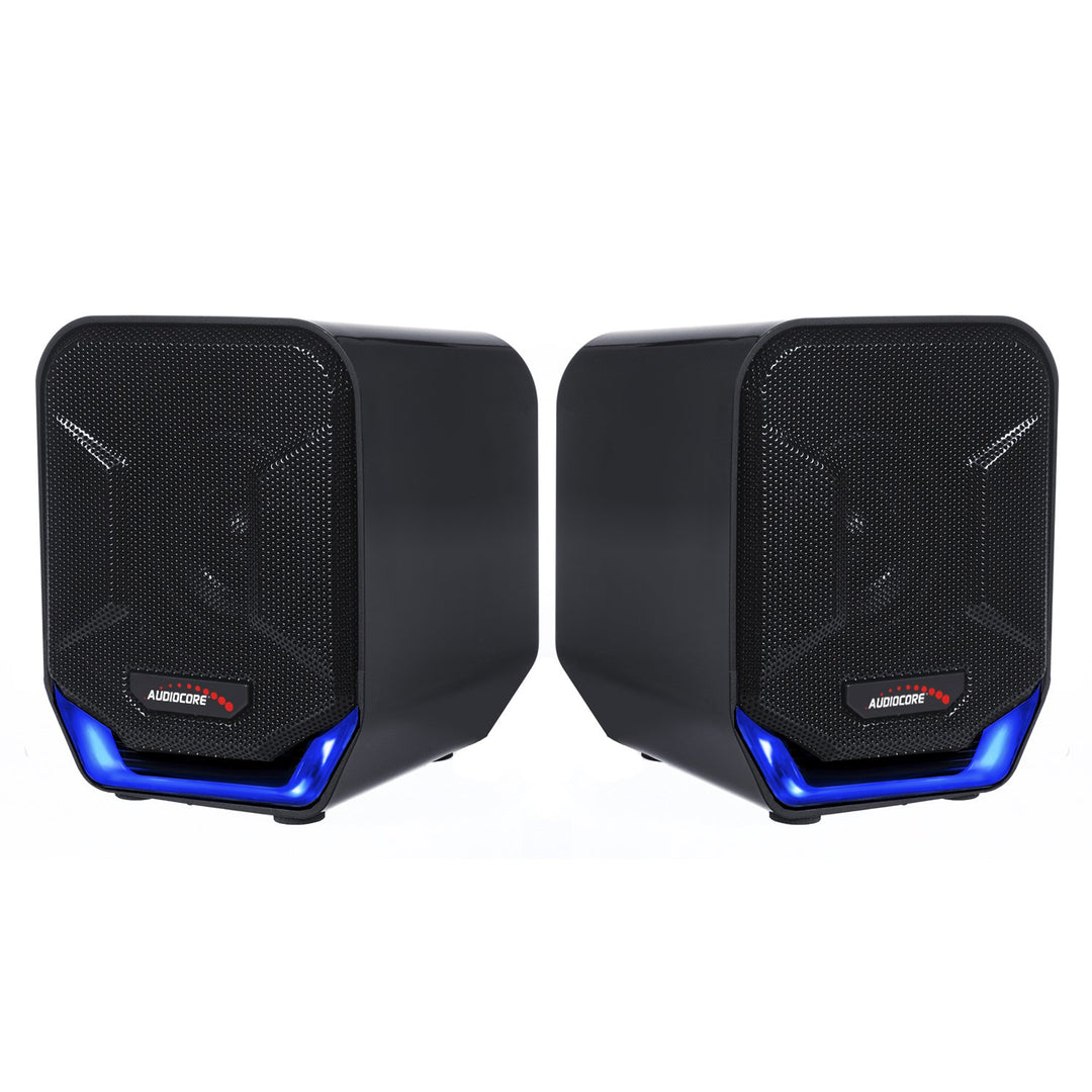 6W USB reproduktory modrá a čierna Audiocore AC865 B