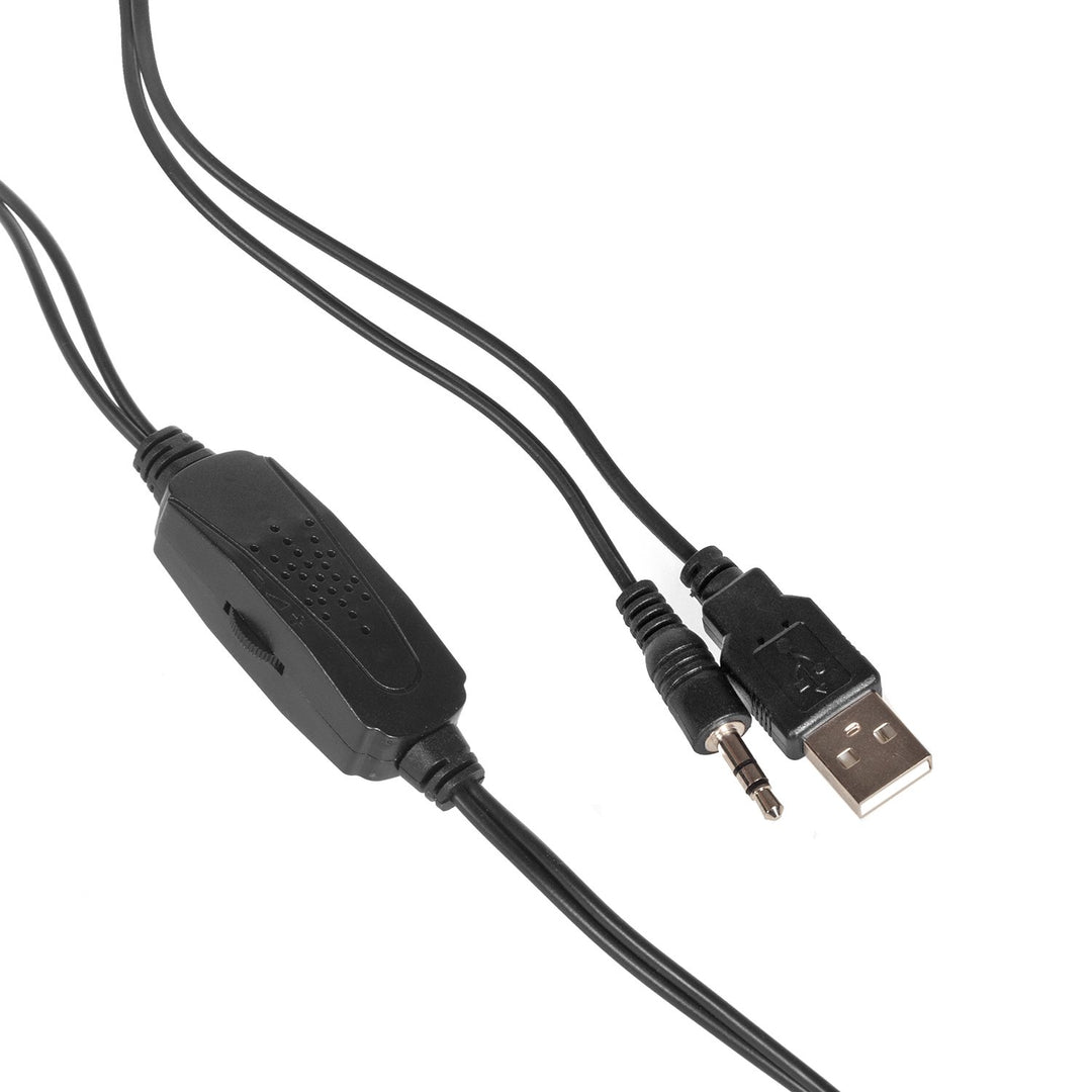 6W USB reproduktory modrá a čierna Audiocore AC865 B