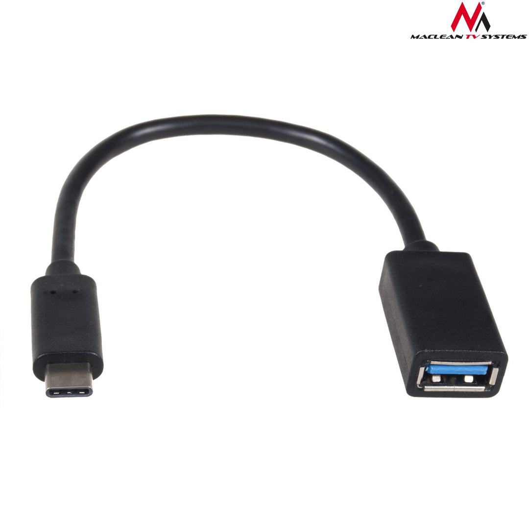 Maclean MCTV-843 - USB 3.0 AF do typu C - 15 cm pripojovací kábel