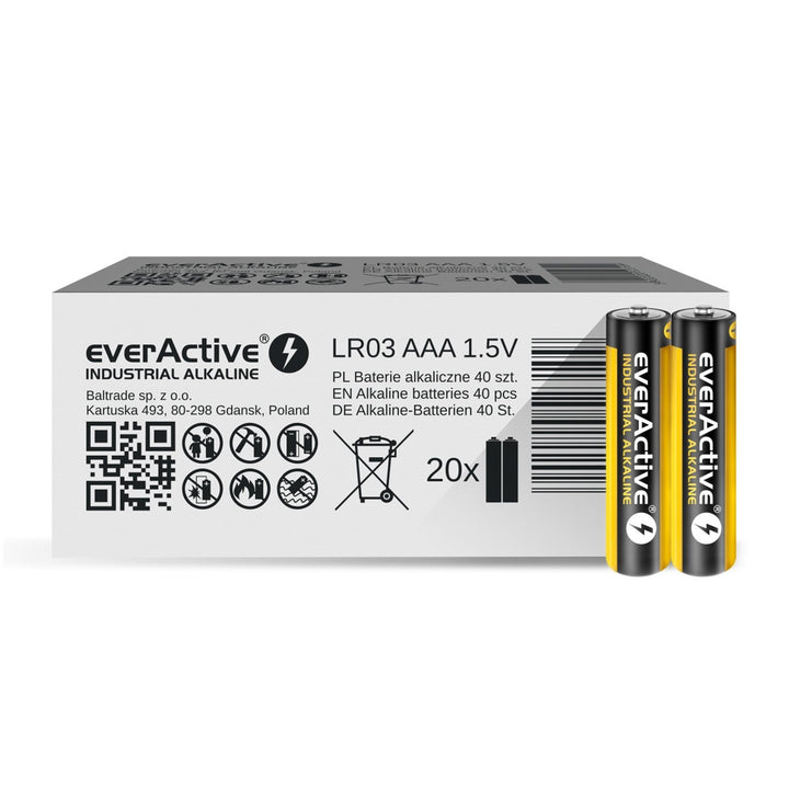 everActive Industrial - druhá, vylepšená generácia spoľahlivých alkalických batérií