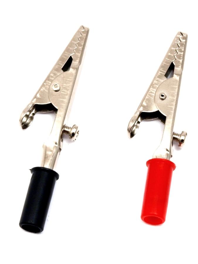 Krokodíl s červenou a čiernou zásuvkou na banán - sada obsahuje 2 kusy