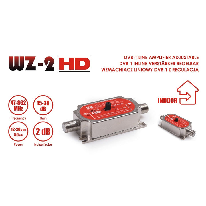 Red Eagle WZ-2 nastaviteľný lineárny anténny zosilňovač