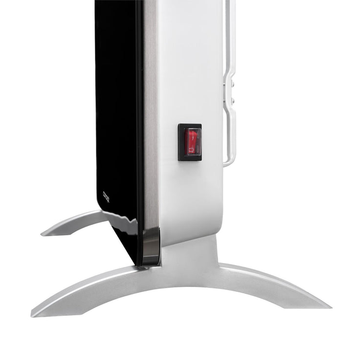 Elektrický konvektor Concept s tvrdeným sklom KS4010 Black