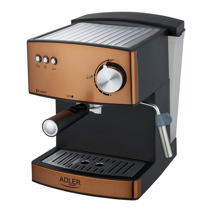 Espresso Adler AD 4404cr 15 bar 850W Napeňovač mlieka