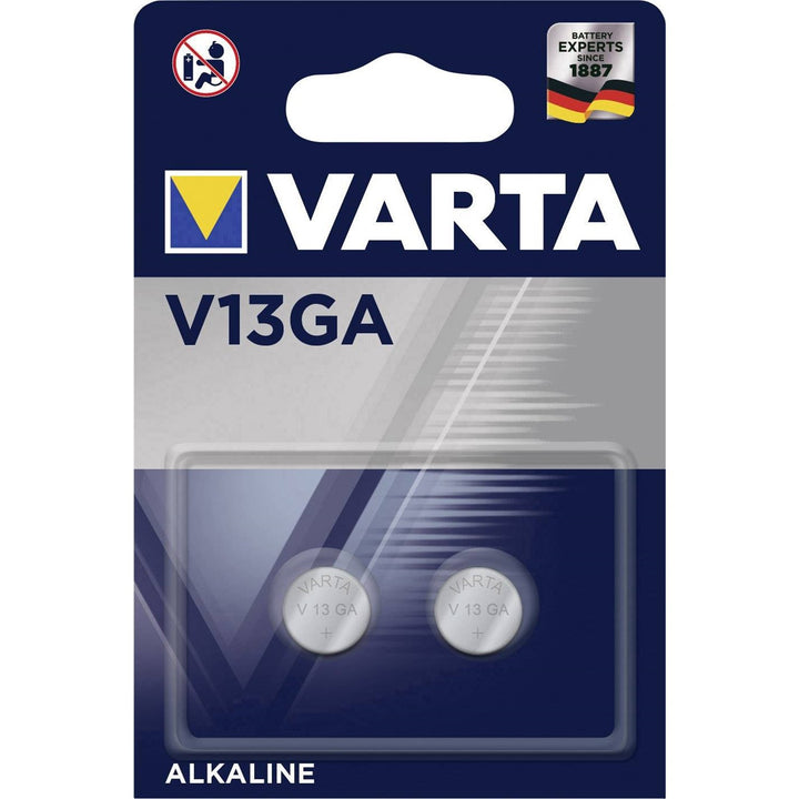 2x alkalické batérie Varta V13GA LR44 AG13, vysoká kvalita