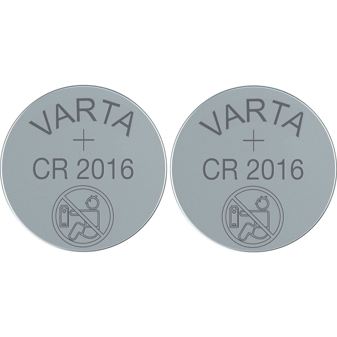 2x lítiová gombíková batéria Varta CR2016 CR 2016, vysoká kvalita