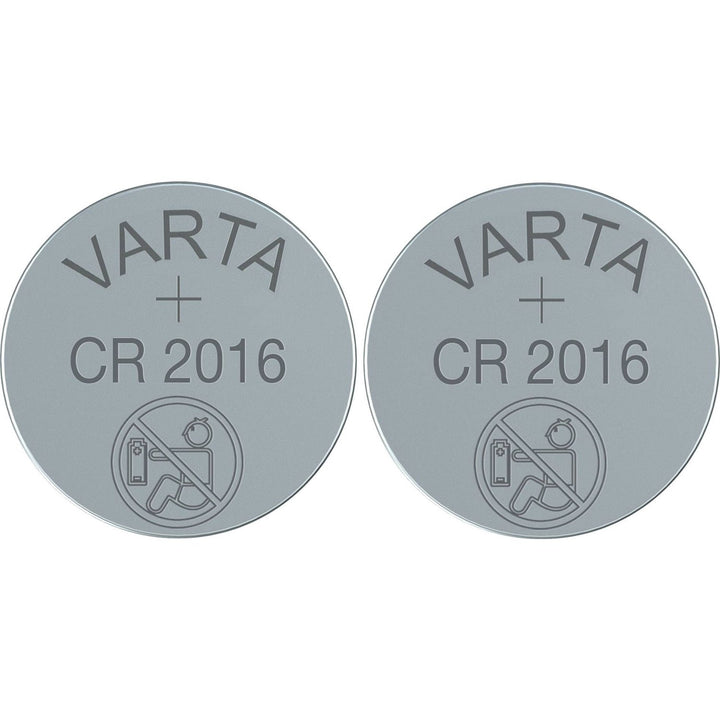 2x lítiová gombíková batéria Varta CR2016 CR 2016, vysoká kvalita
