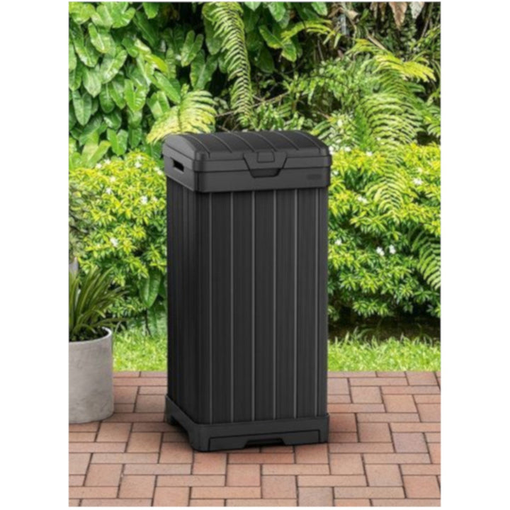 Odpadkový kôš Keter Baltimore 125L čierny Výška: 87,4 cm