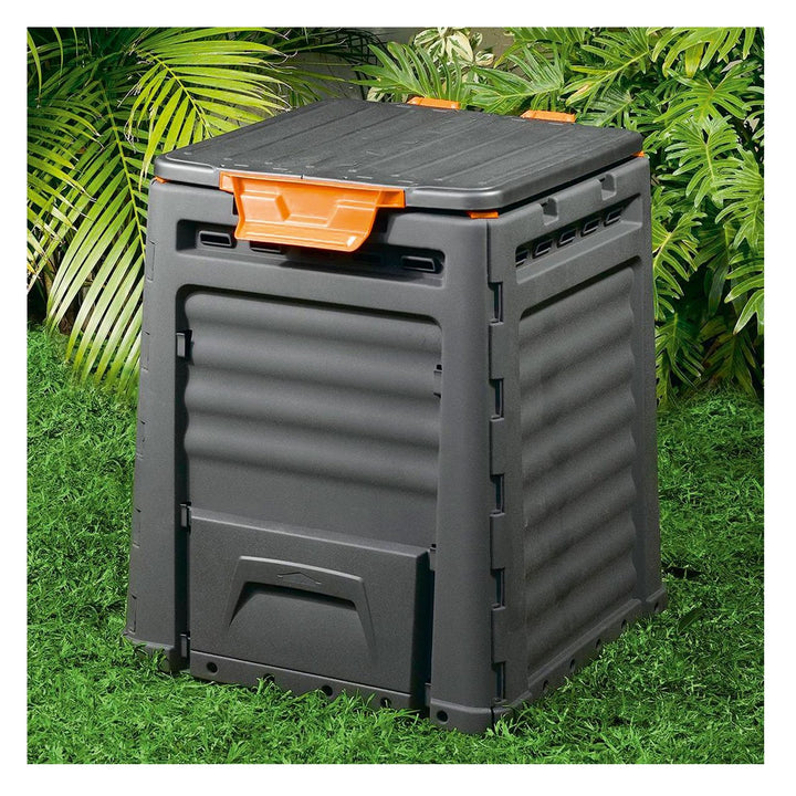 Kompostér Keter Eco 320L Klapky na vyberanie kompostu z dvoch strán