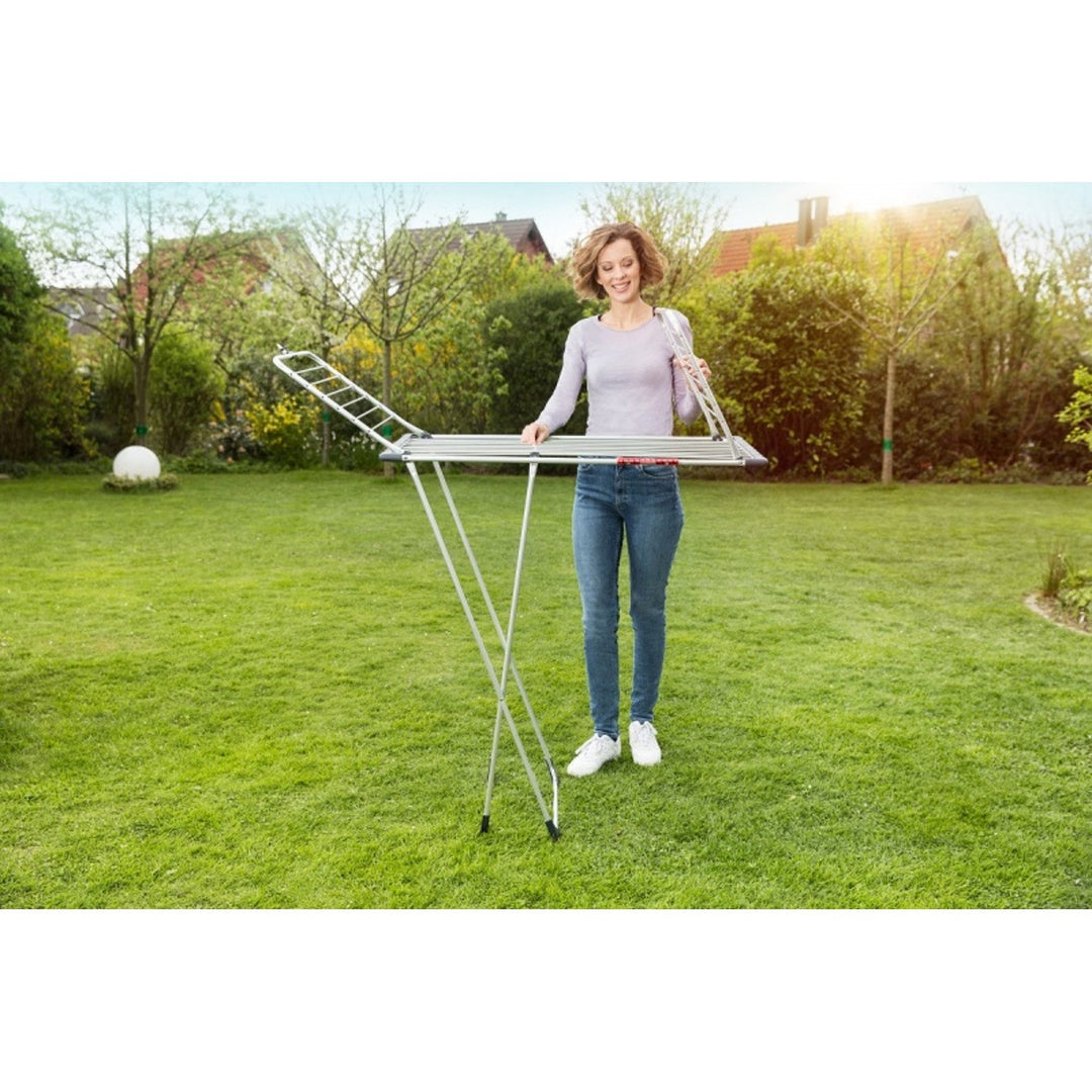 Sušička bielizne Vileda Aluminium 100 odolná voči hrdzi a nepriaznivým poveternostným podmienkam