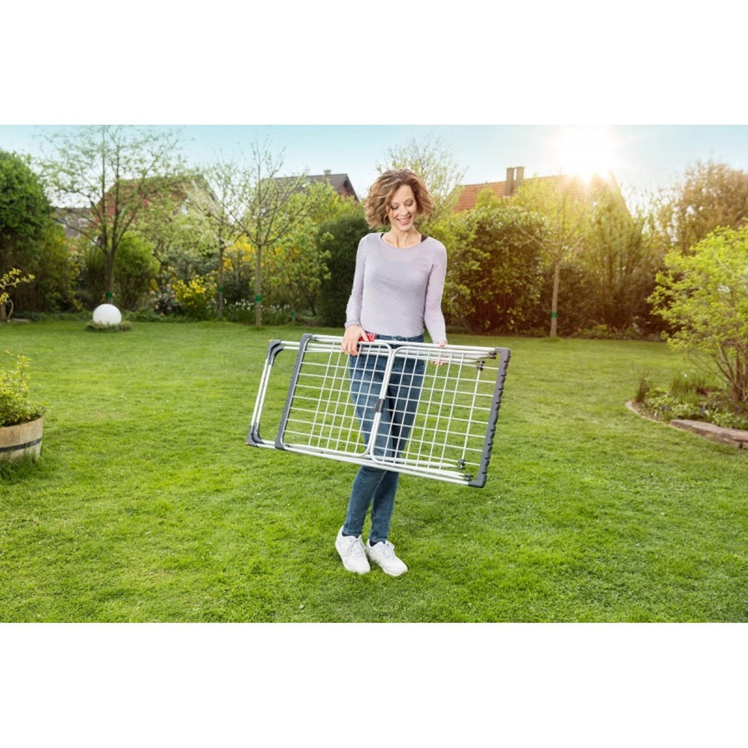 Sušička bielizne Vileda Aluminium 100 odolná voči hrdzi a nepriaznivým poveternostným podmienkam