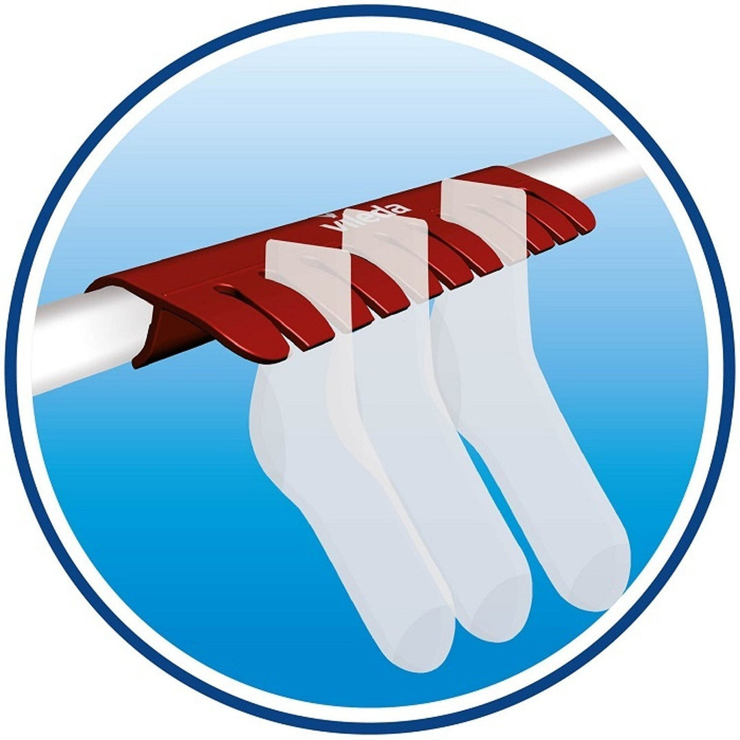 Sušička bielizne Vileda Aluminium 100 odolná voči hrdzi a nepriaznivým poveternostným podmienkam